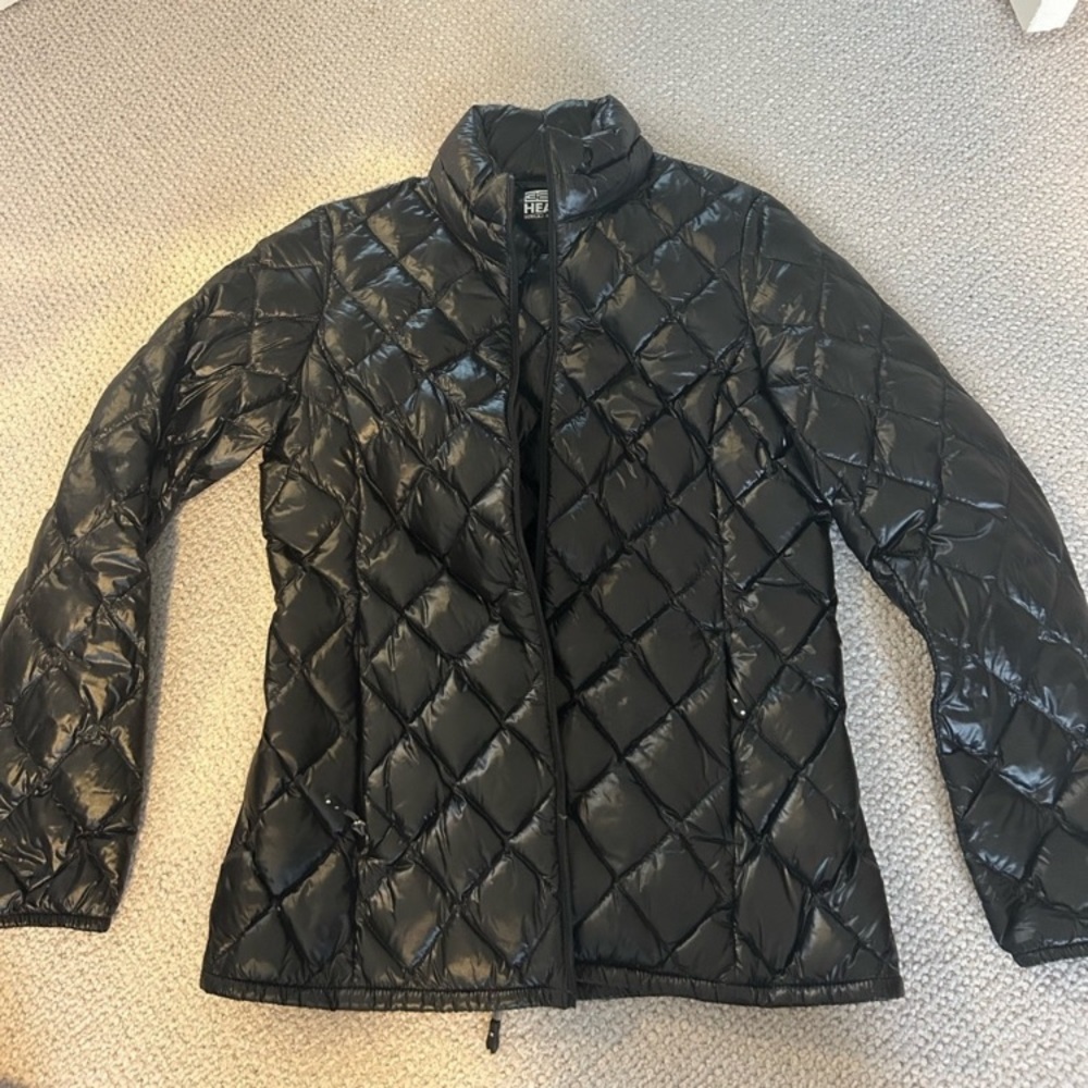 Black down jacket